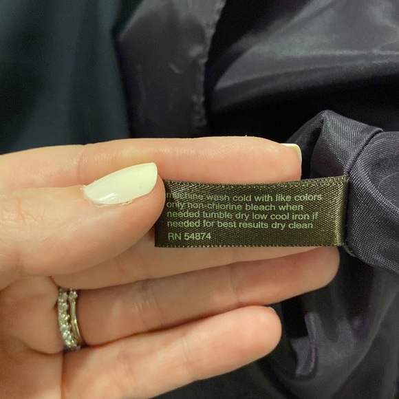 Purple Abstract Floral Halter-Front Dress - Size 4. The Limited - Picture 7 of 8